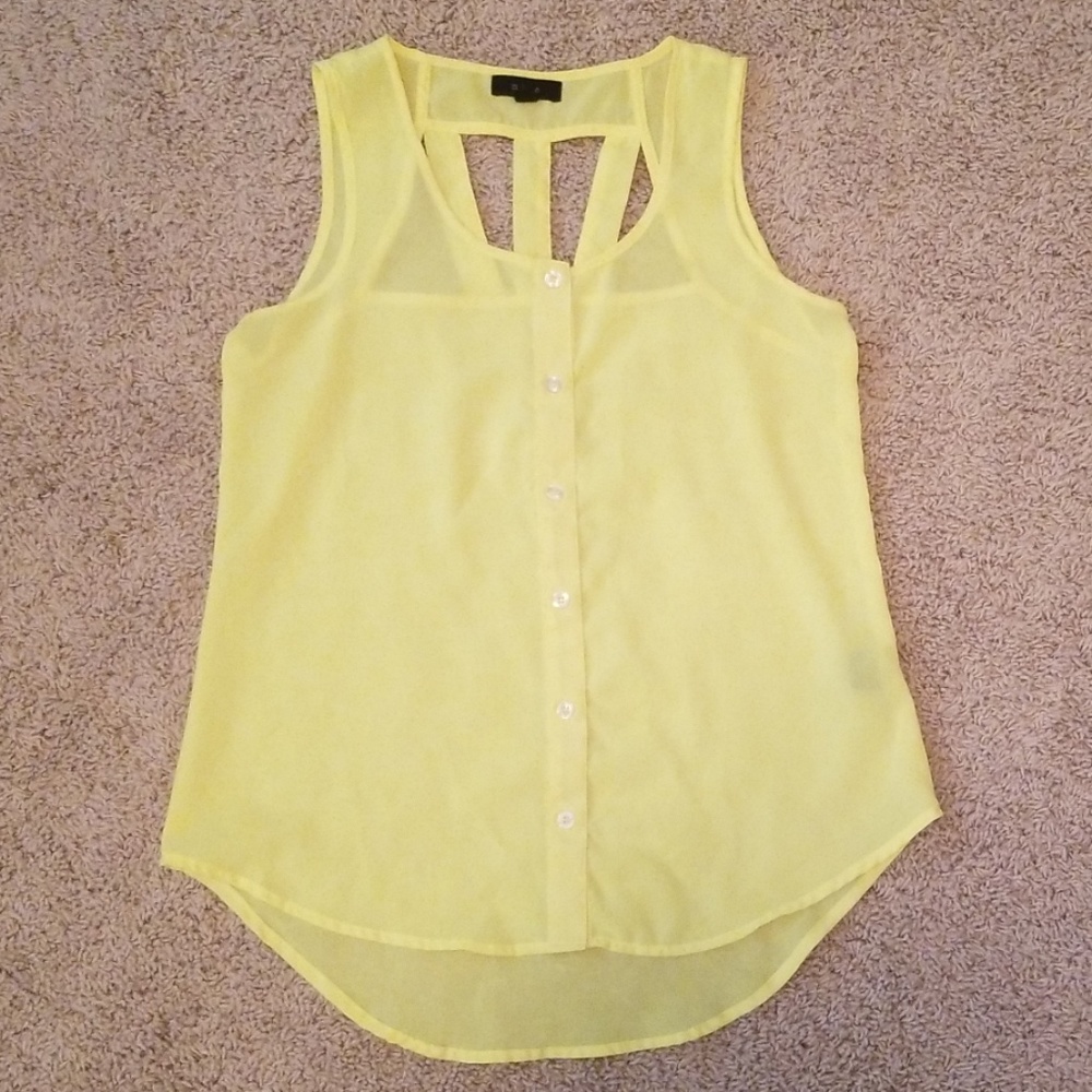 Yellow tank top